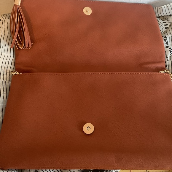Torrid Boho Convertible Purse Cognac - Picture 2 of 5